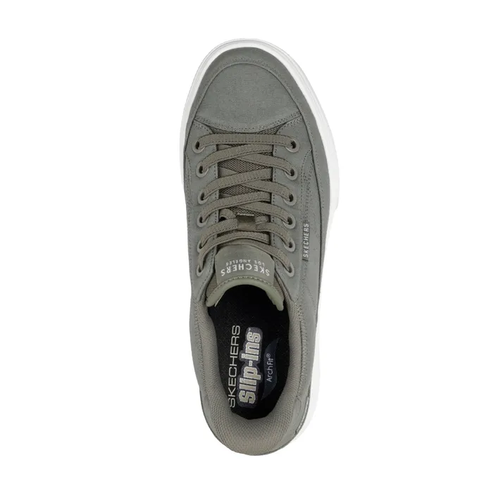 Arch Fit Comfort Sneakers Slip-ins Vert Textile