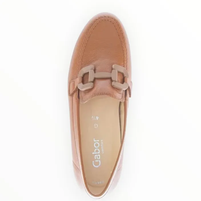 Gabor Ballerines Camel Cuir