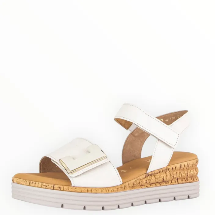 Gabor Sandales Leer Wit