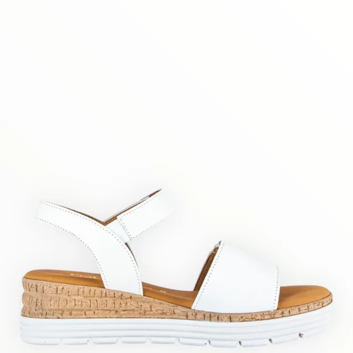 Gabor Sandales Blanc Cuir