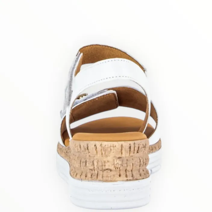 Gabor Sandales Blanc Cuir