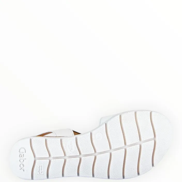 Gabor Sandales Blanc Cuir