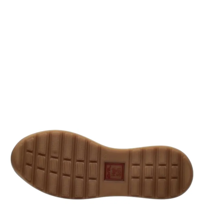 Sneakers Compensé Blanc Cuir