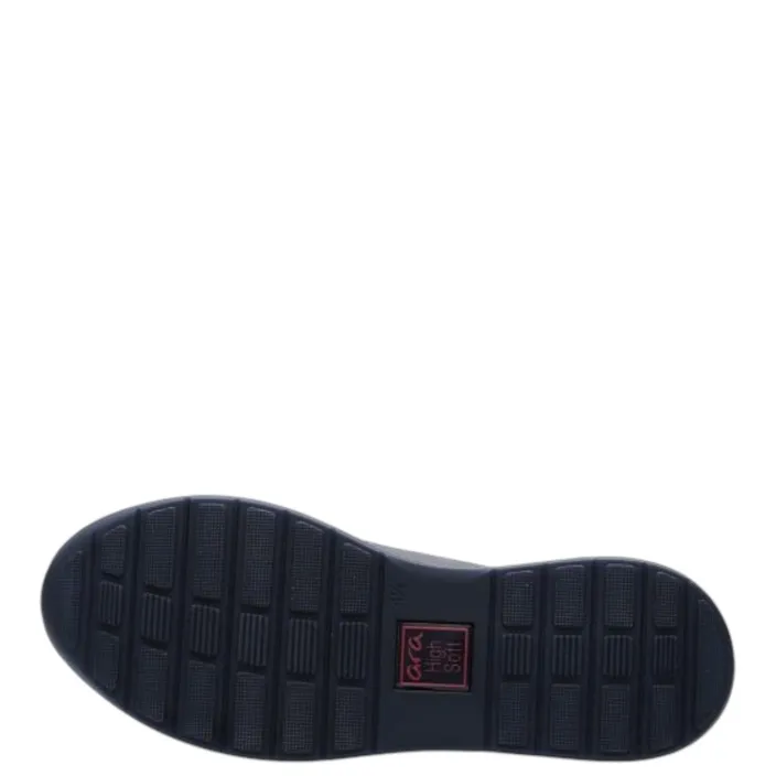 Sneakers compensé Bleu Cuir