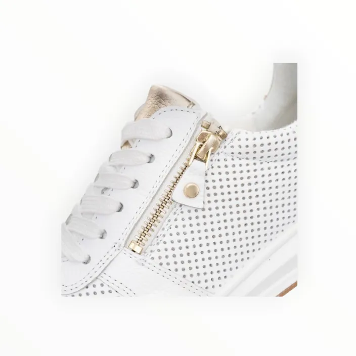 Sneakers Blauw Leer
