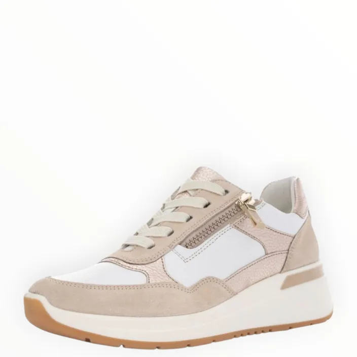 Sneakers Beige Leather