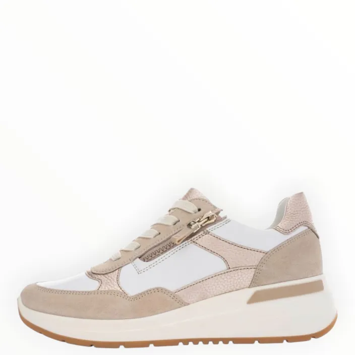 Sneakers Beige Leather