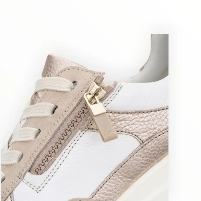 Sneakers Beige Leather