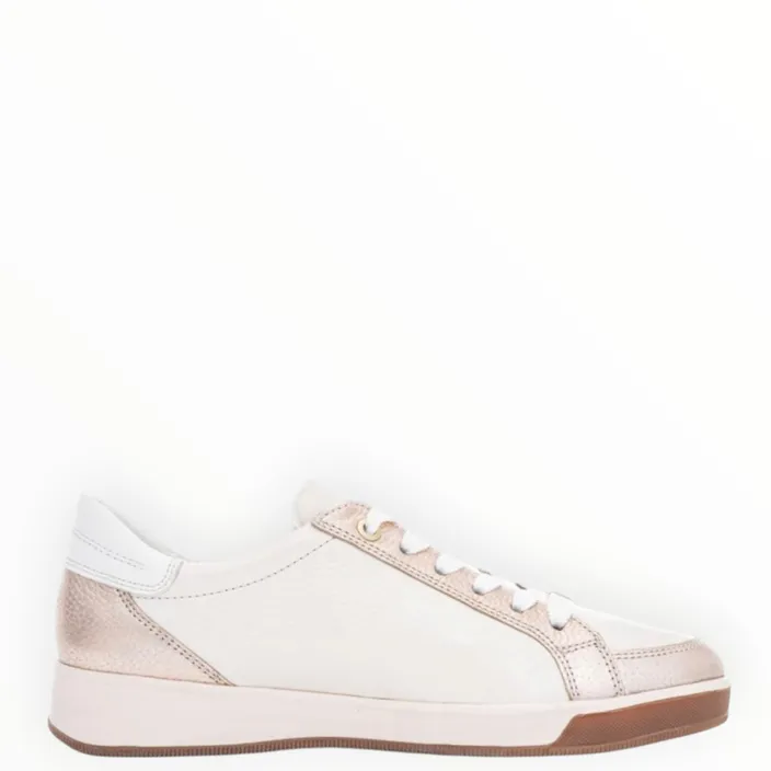 Sneakers Beige Leather