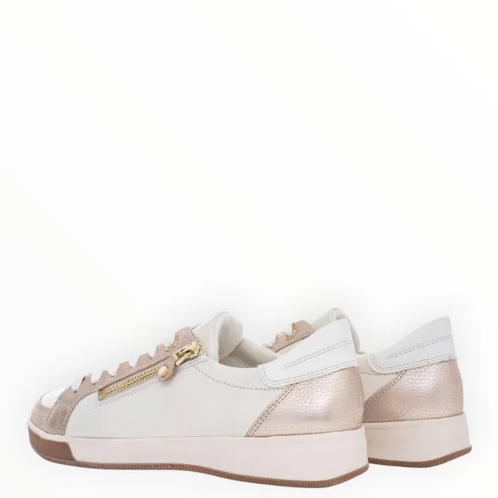 Sneakers Beige Leather