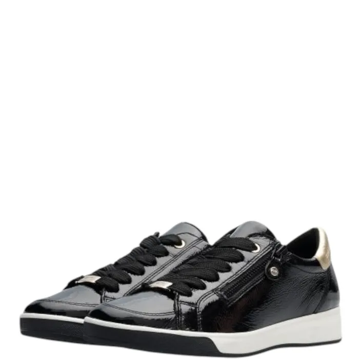 Sneakers Zwart Leer