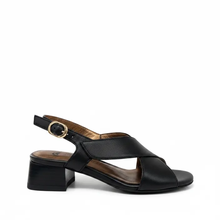 Sandales Noir Cuir