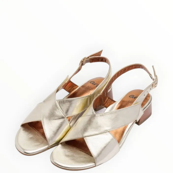 Ara Graz S Sandalen Gold Leder
