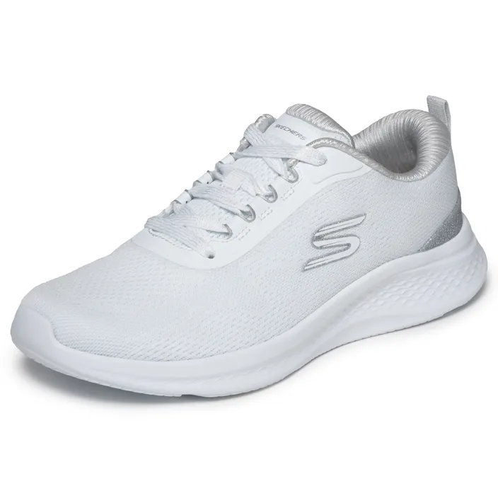 Wedge Sneakers White Silver