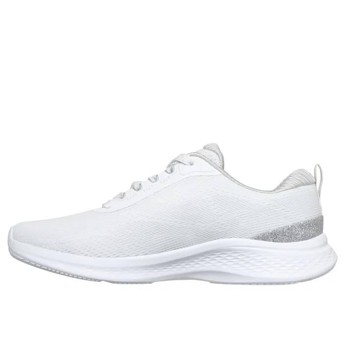 Wedge Sneakers White Silver