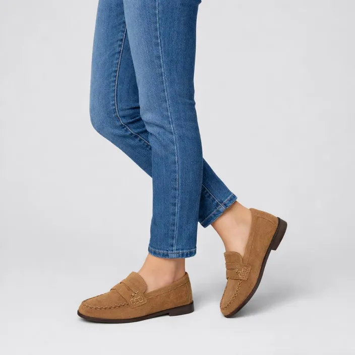 Mocassins slip-on Camel