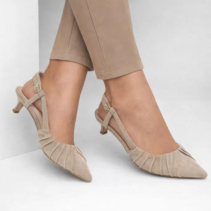 Slingback Pumps Taupe