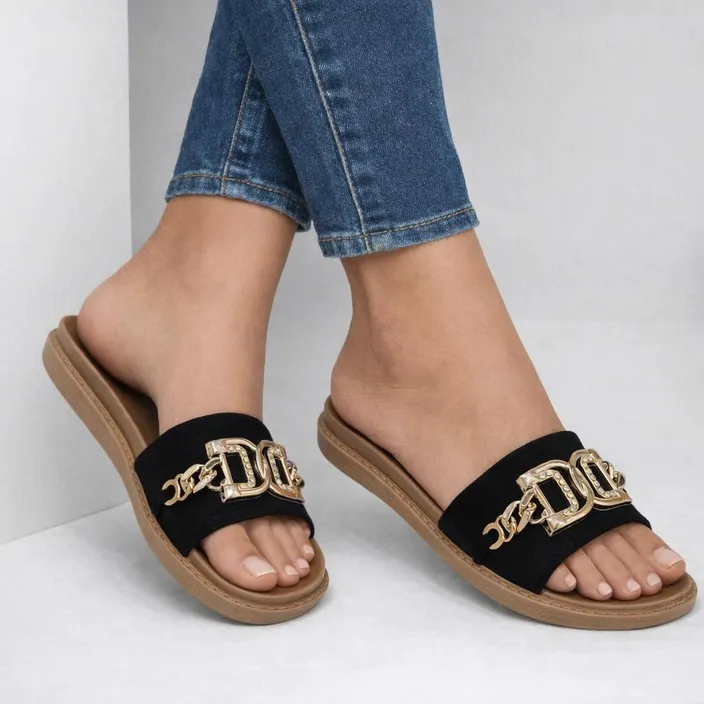 Plateau Mules Zwart