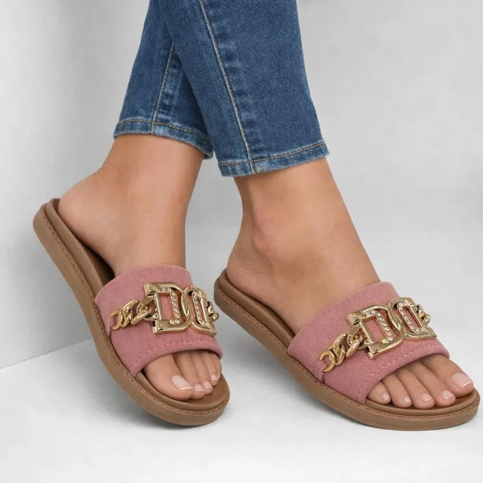 Plateau mules Rose