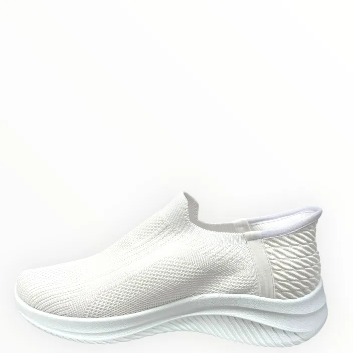 Sneakers Slip-on Weiß Textil