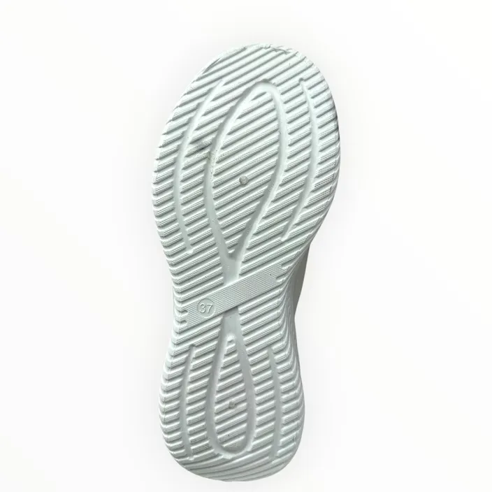 Sneakers Slip-on Weiß Textil