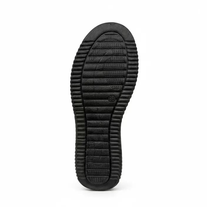 Ballerinas Schwarz Textil