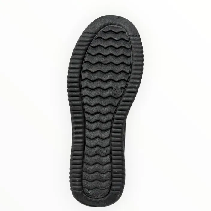 Ballerines Noir Textile