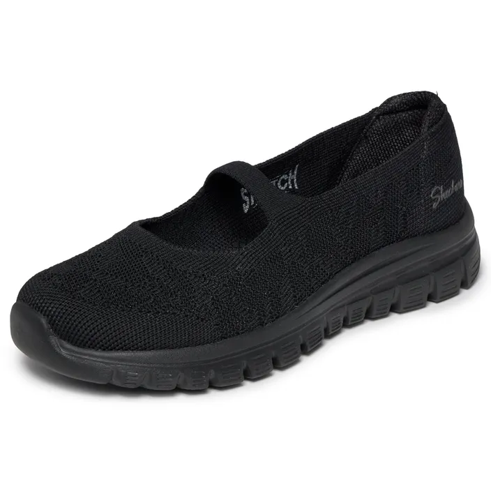 Skechers Ballerines compensées Noir