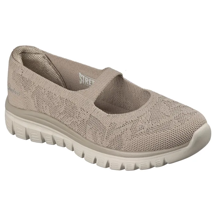 Skechers Ballerines Taupe