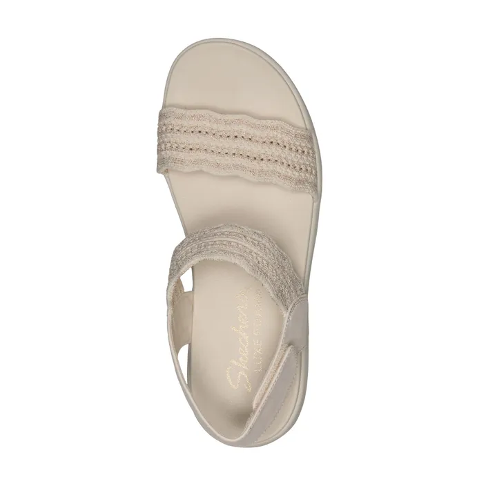 Skechers Arya Sandales Beige Textiel