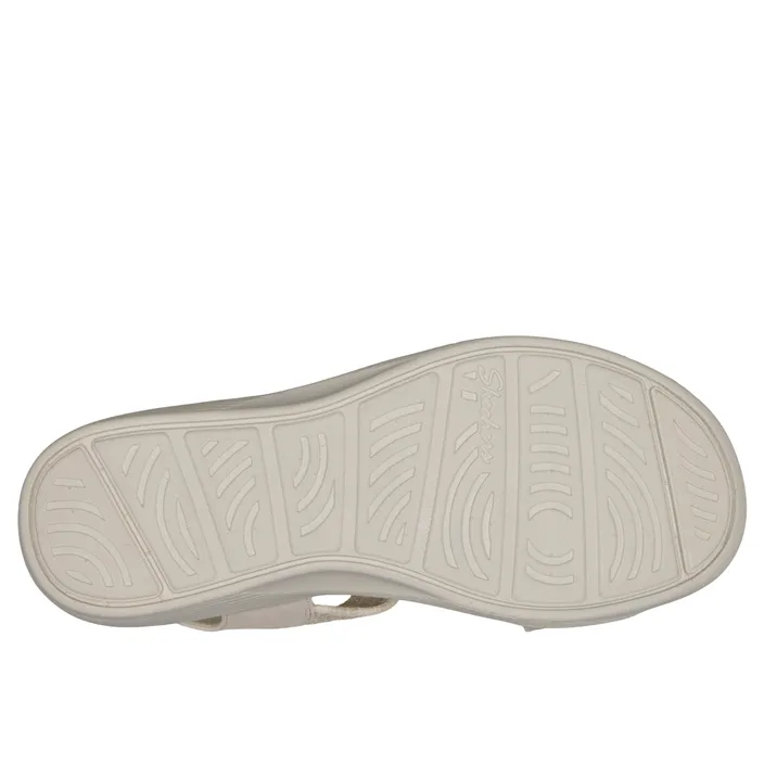 Skechers Arya Sandales Beige Textiel