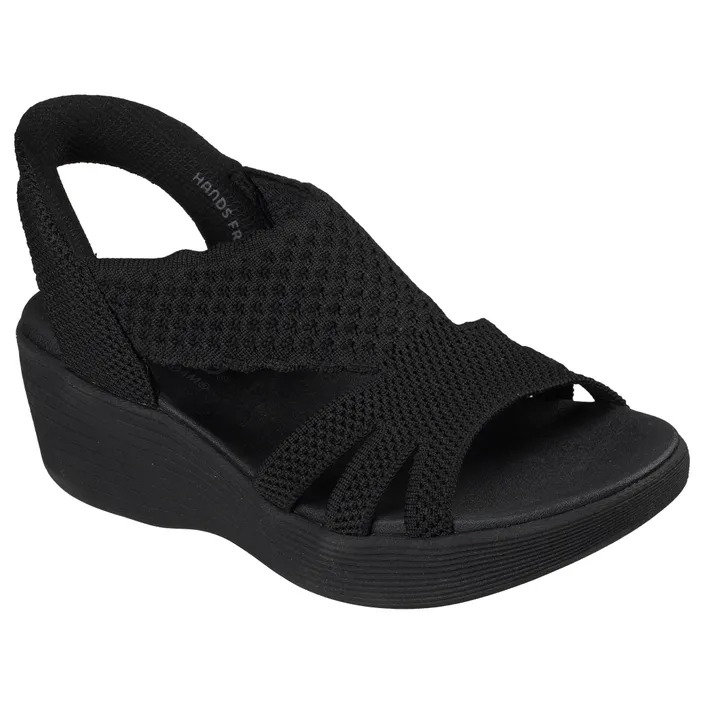 Skechers Slip-ins Parallel Lite Sandals Black Textile