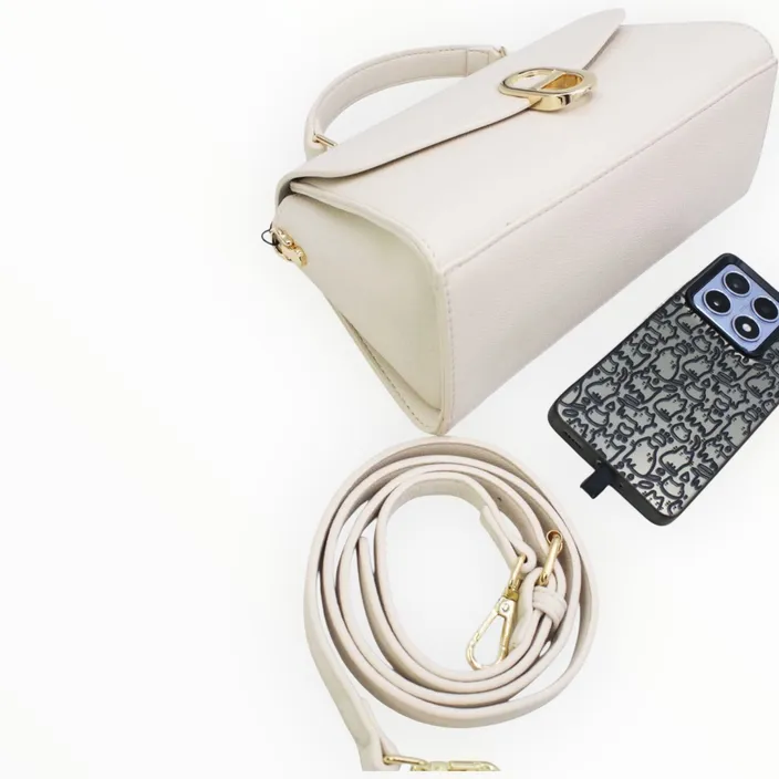 Handtas baguette Beige