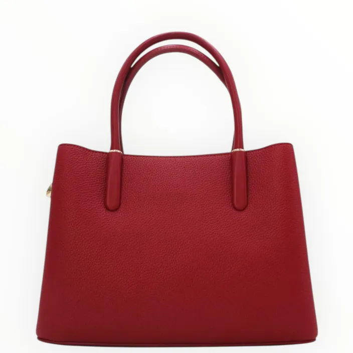 Sac à main Rouge 3 compartiments