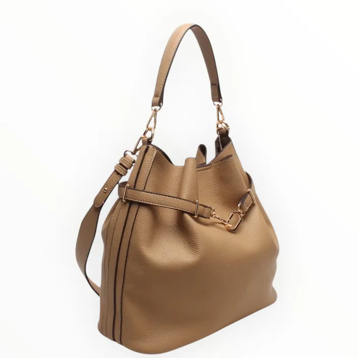Schoudertas-Crossbodytas Beige