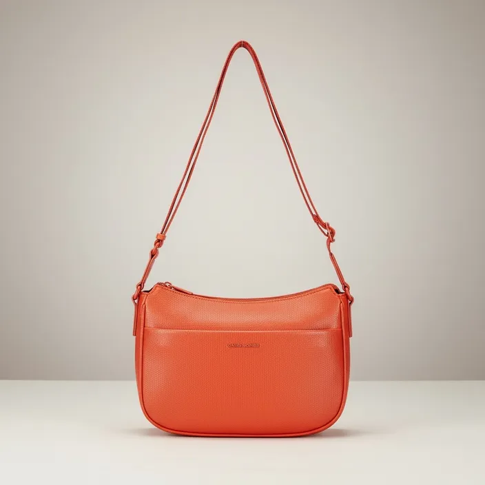 Sac bandoulière épaule Orange Zip