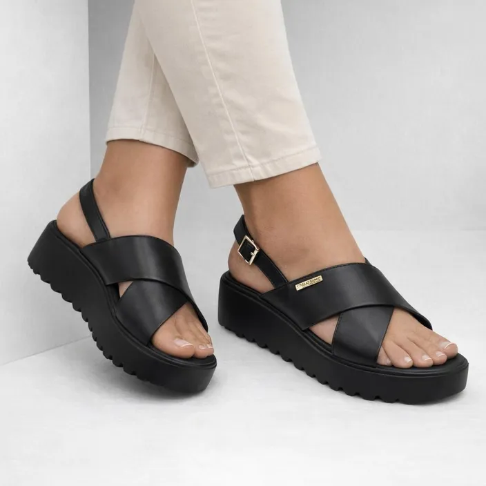 Les Tropéziennes Dorine Sandalen Leer Zwart