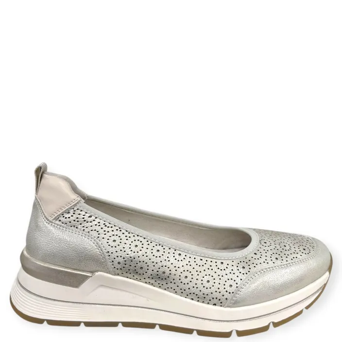Double Heart Ballerines Or