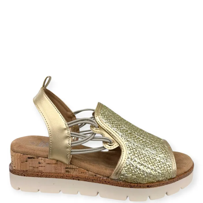 Double Heart Sandalen Goud