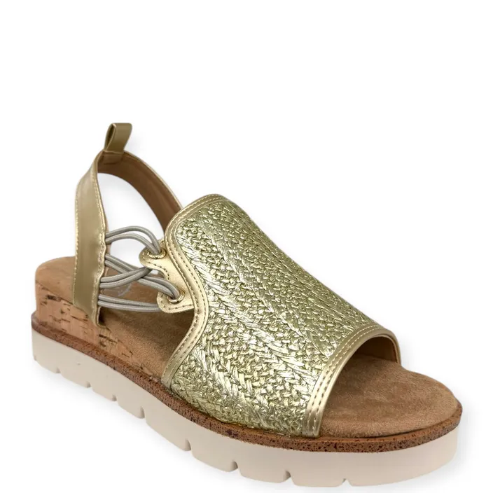 Double Heart Sandalen Goud