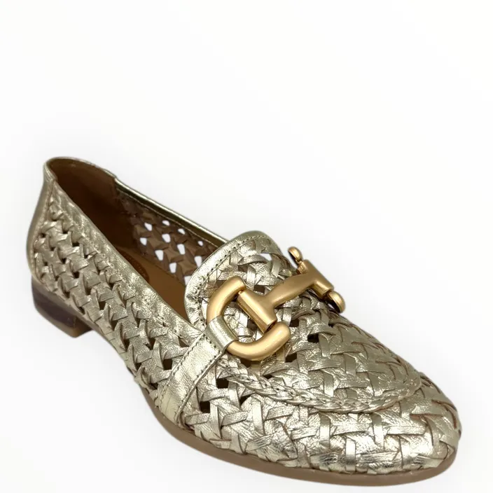 5PM Matera Sassi Mocassins Or Cuir