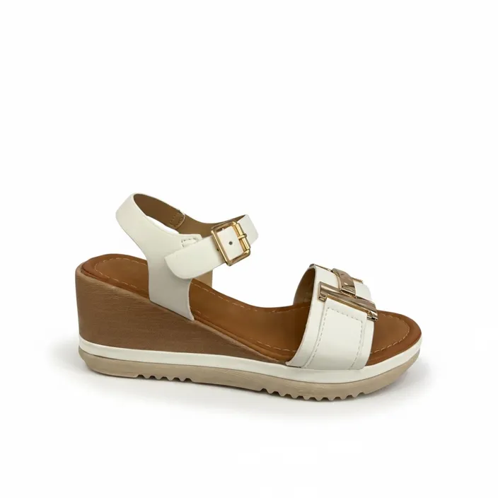 Sleehaksandalen Wit