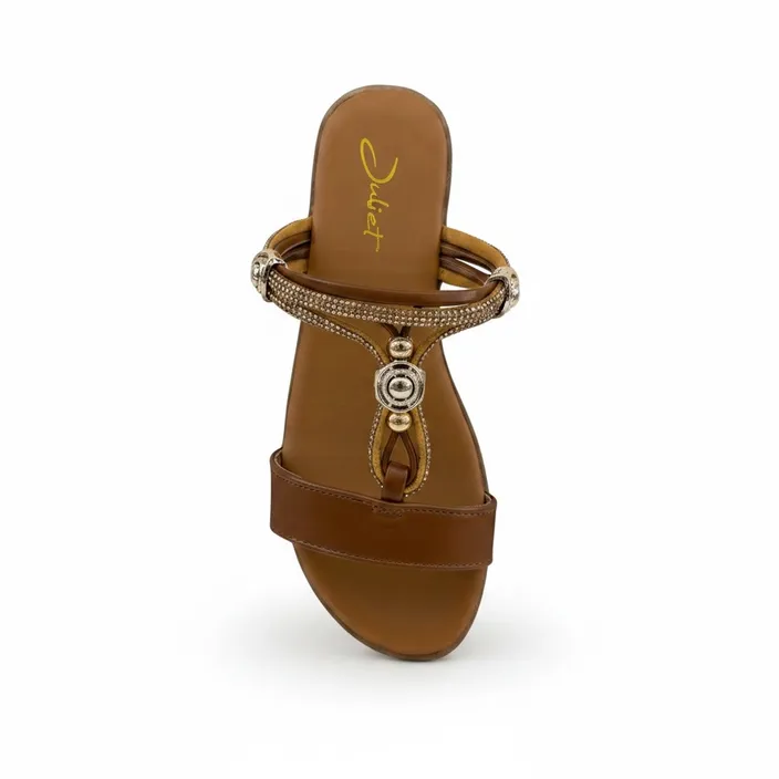 Keilsandalen Camel