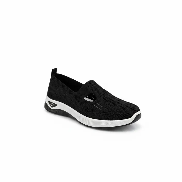 Ballerines Zwart Textiel