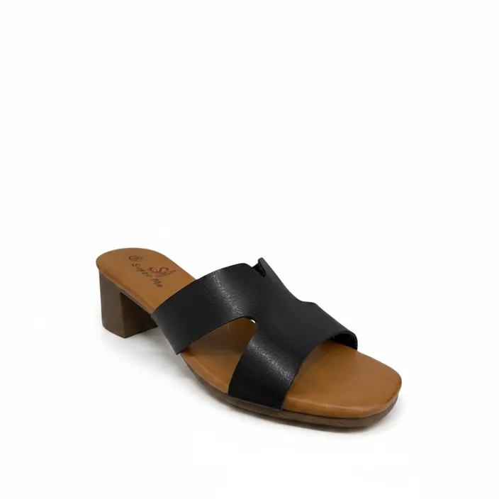 Mules Noir à Talon