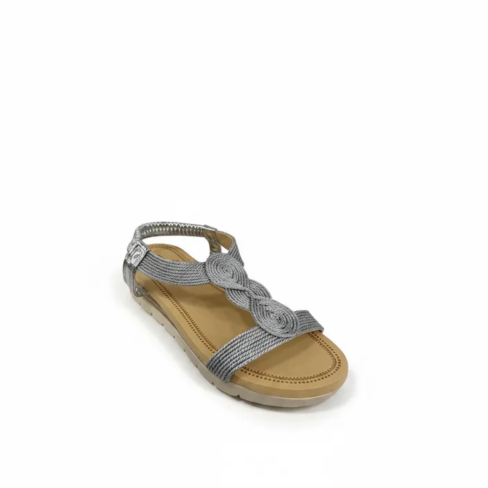 Sleehaksandalen Zilver