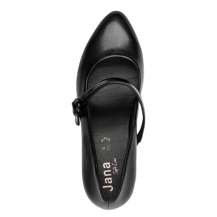 Jana Softline Escarpins Noir Largeur H