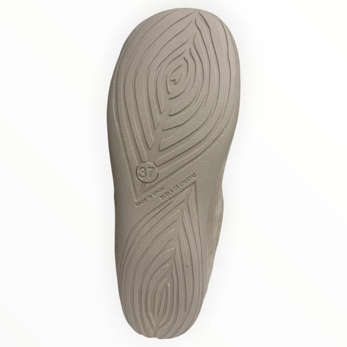 Slipper Mule Hérisson Beige Textile