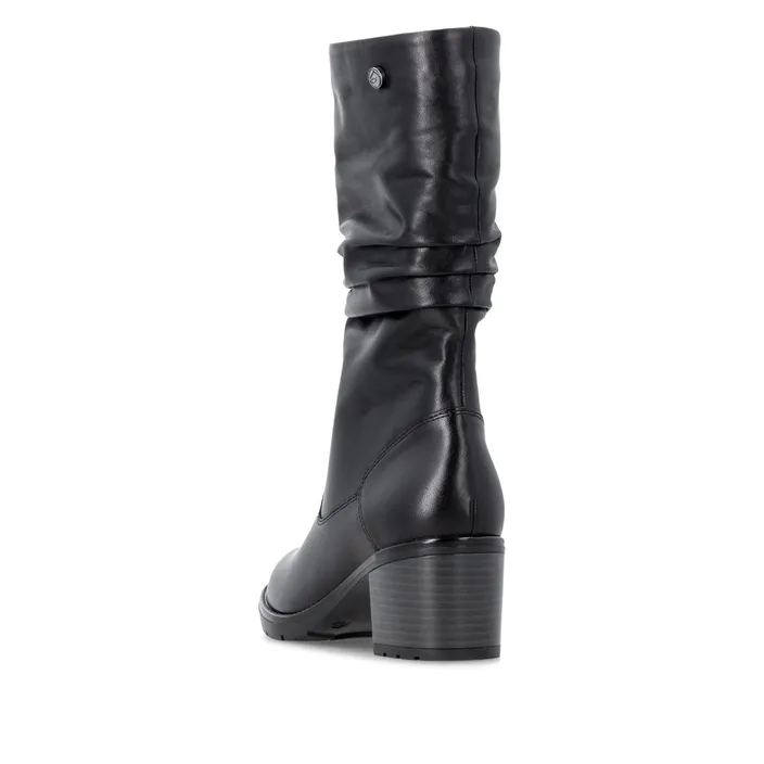 Remonte Mid-Calf Boots Black Leather