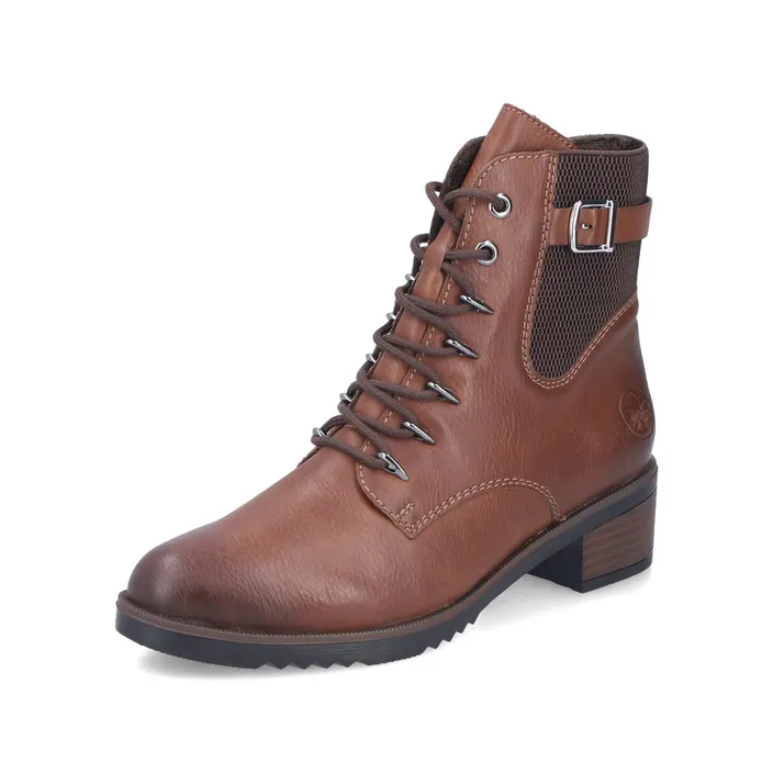 Rieker Arabela Weaving Bottines Cognac